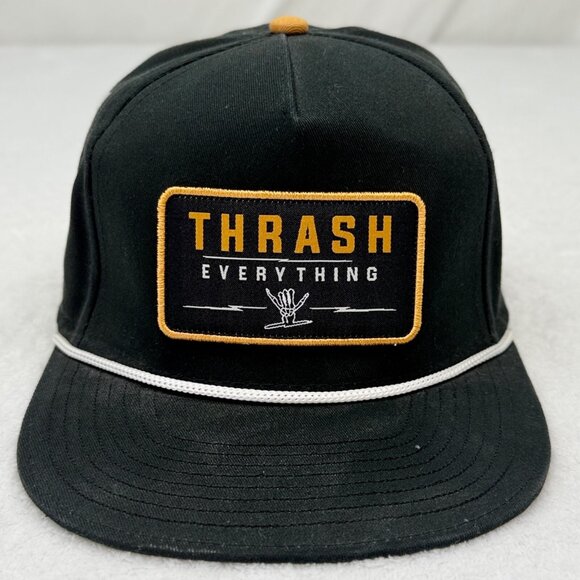 Shreddy Lyfe Thrash Everything Snapback Adjustable Cap Hat Black - Picture 1 of 10
